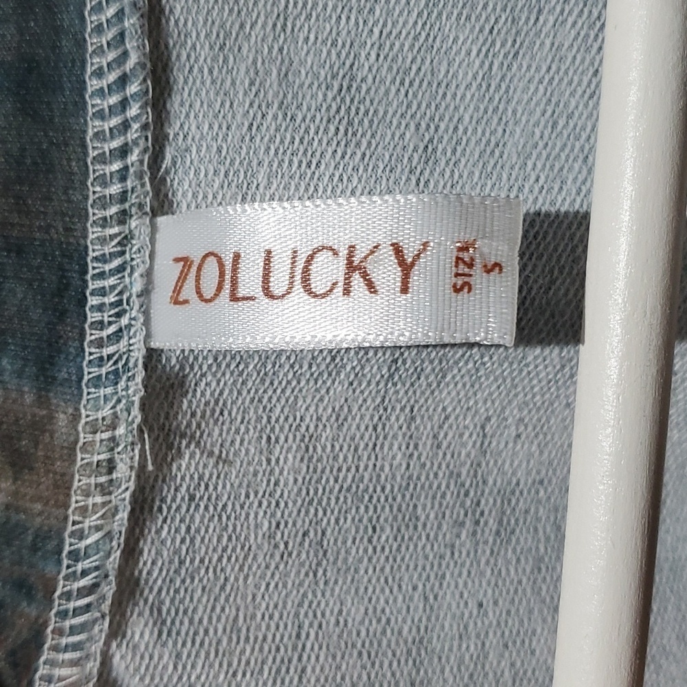 WHIMSICAL LONG SLEEVE FLORAL VINES TOP SIZE SMALL FAIRY FOREST GIRLIE VENETIAN - Picture 4 of 6